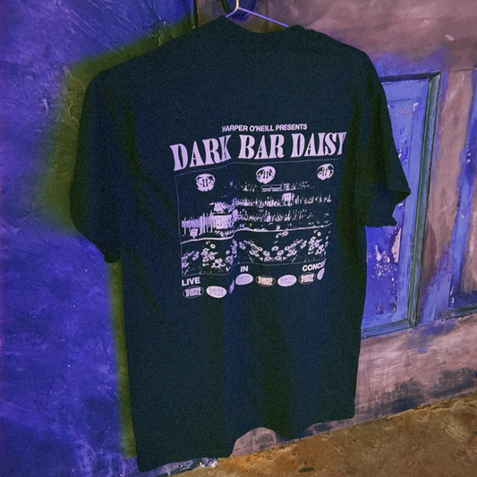 Dark Green Dark Bar Daisy Tee